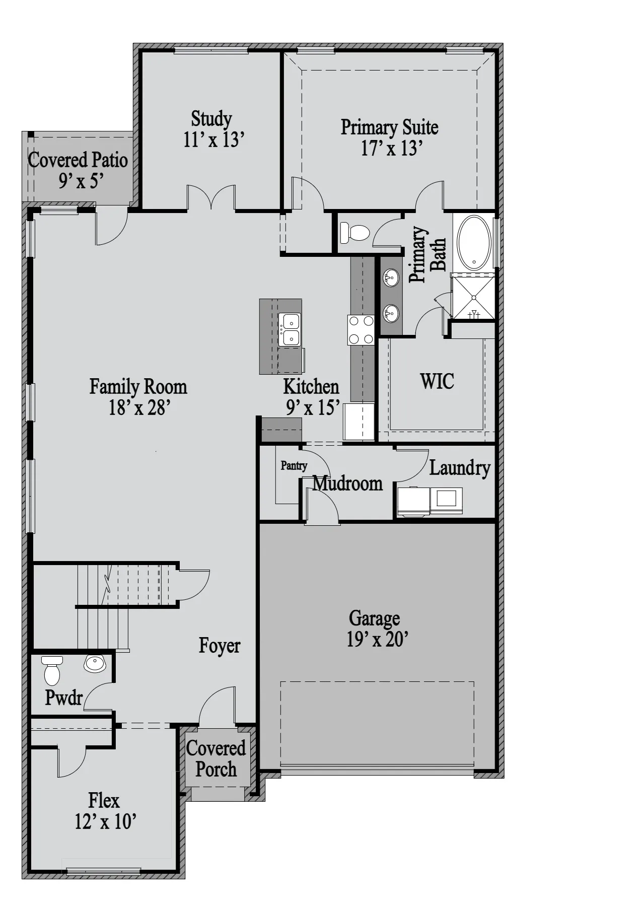 San Marcos floor plan drawing