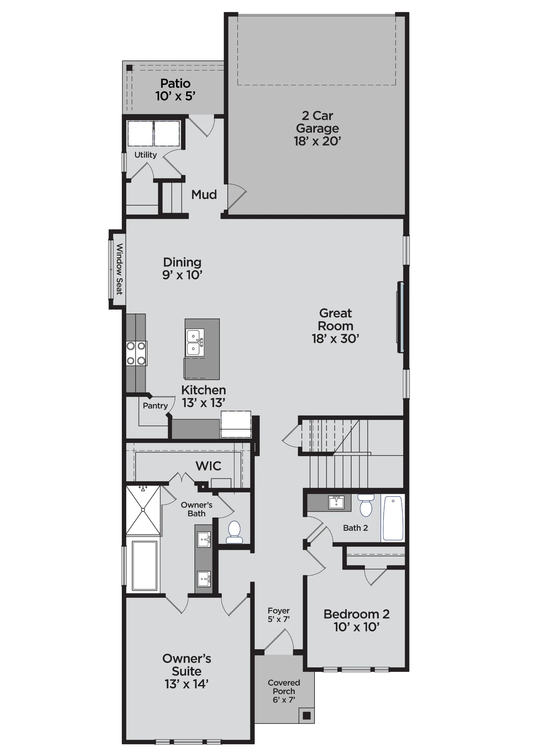 Elm floor plan drawing