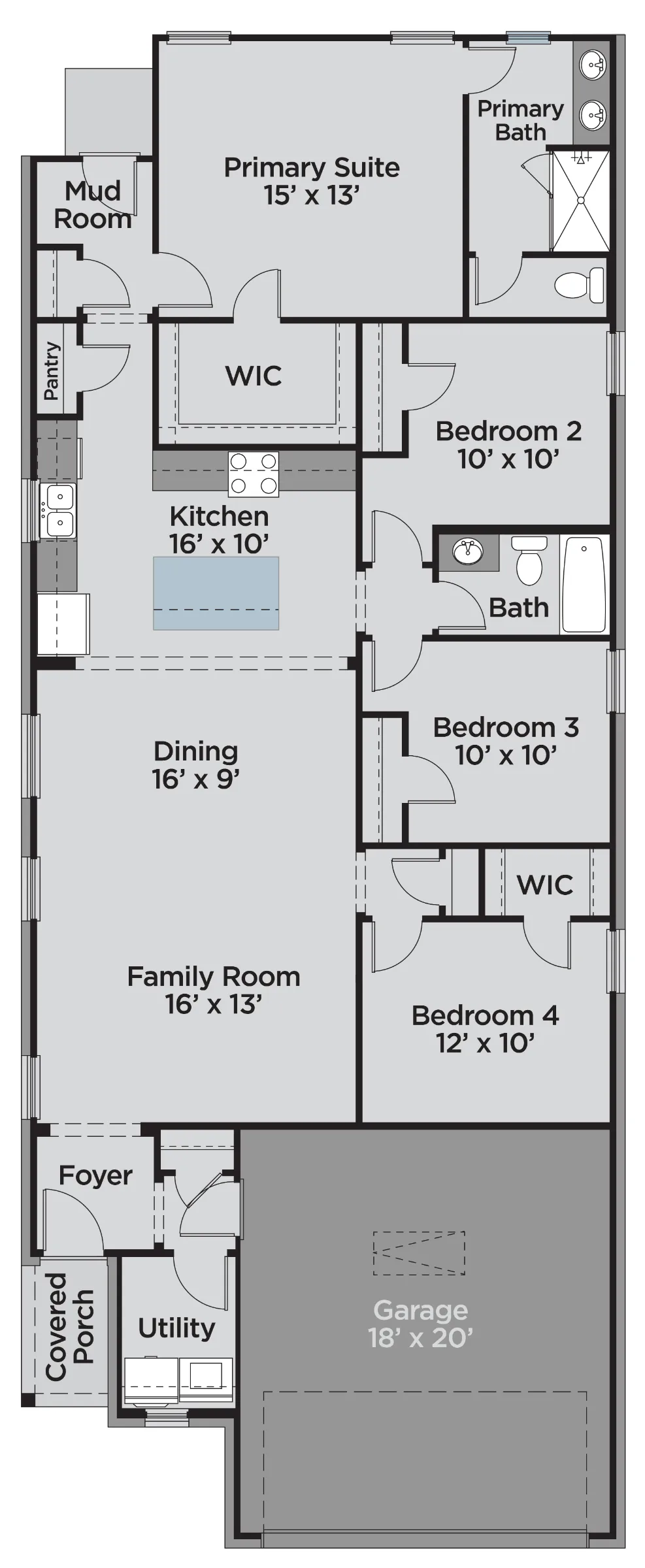 Chisholm floor plan drawing