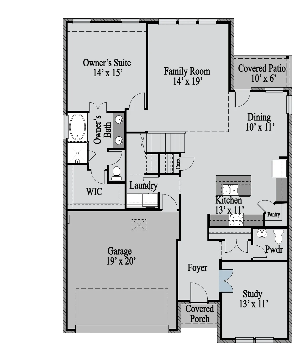 Salado floor plan drawing