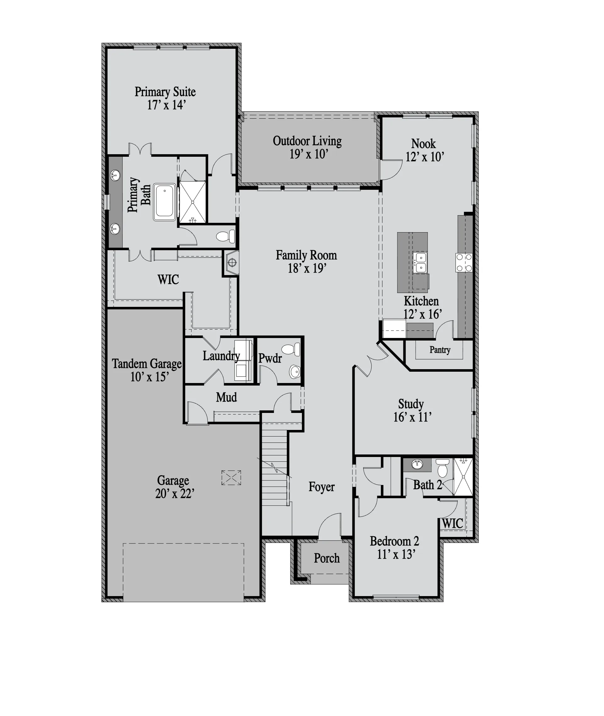 Presidio floor plan drawing