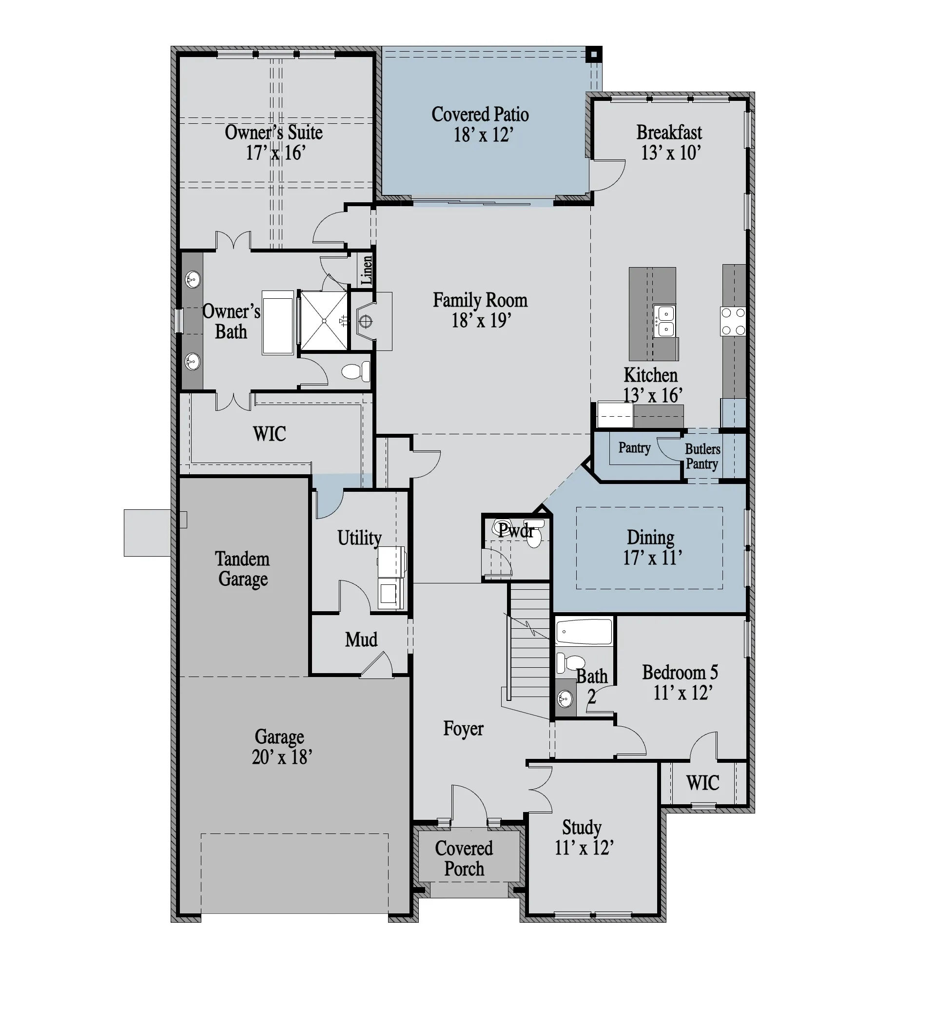 Eastland floor plan drawing