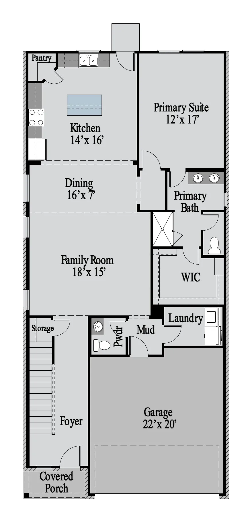 Lamar floor plan drawing