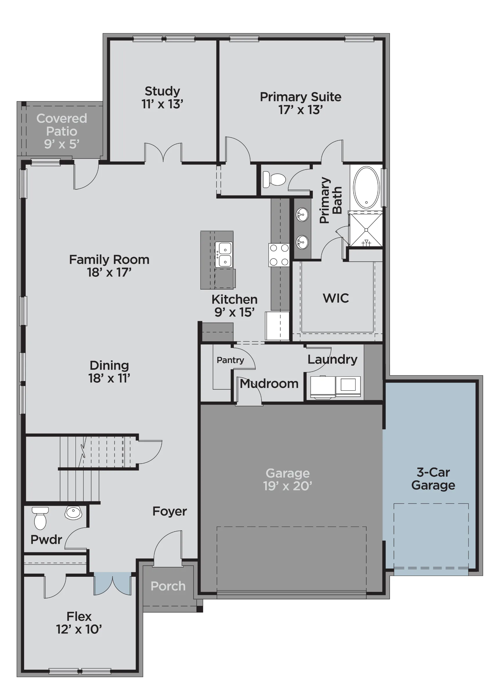 San Marcos floor plan drawing