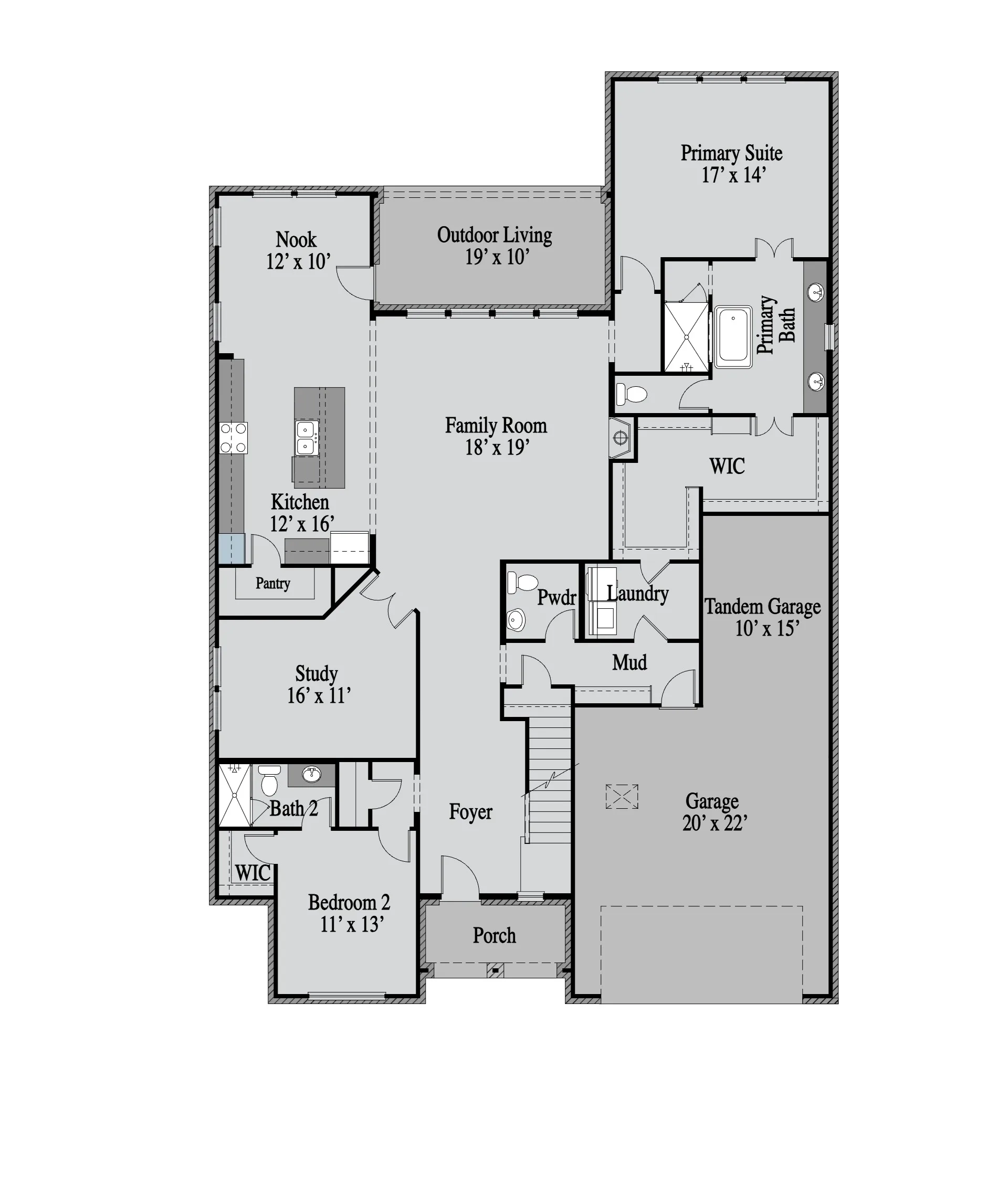 Presidio floor plan drawing