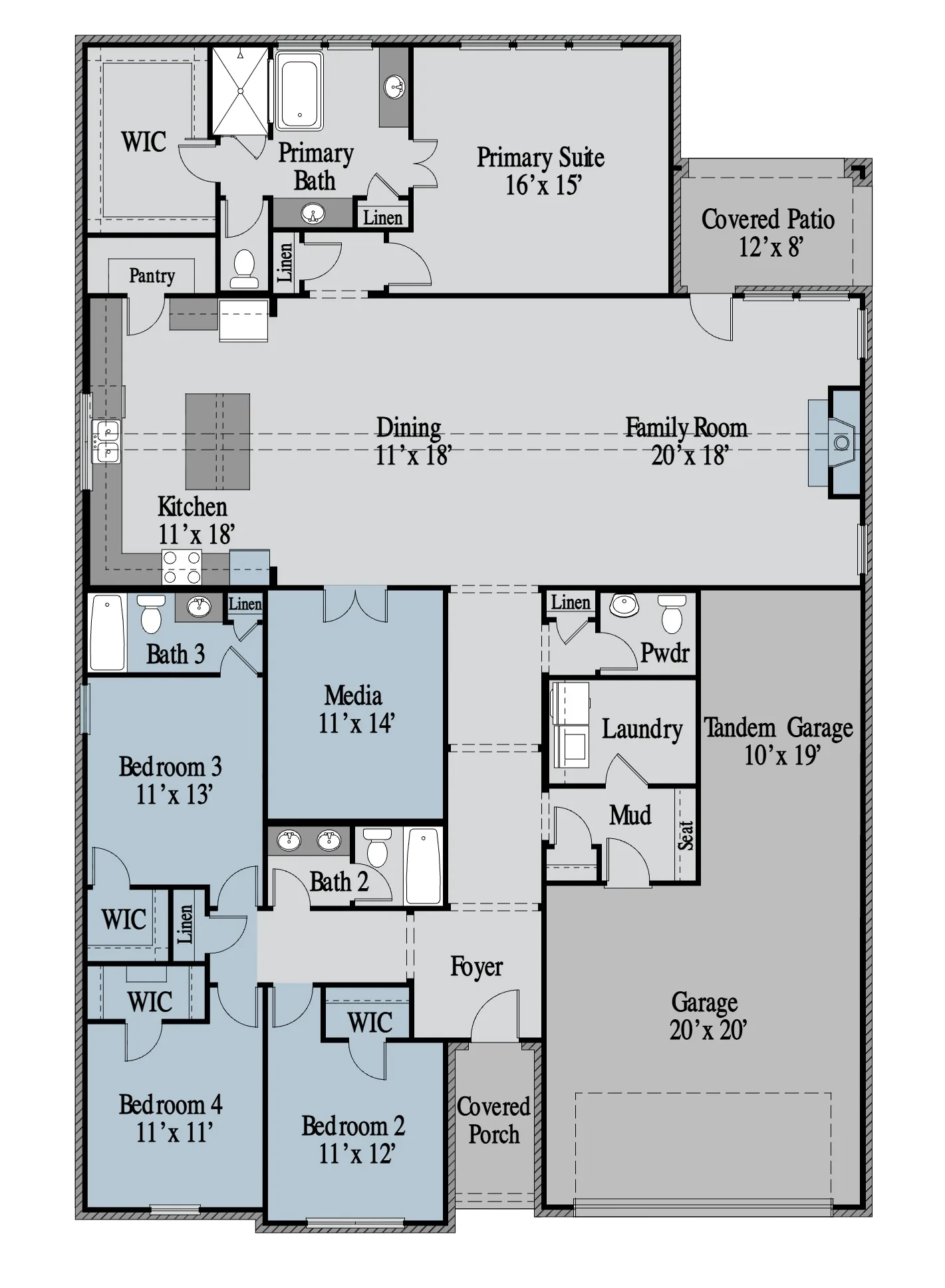 Travis floor plan drawing
