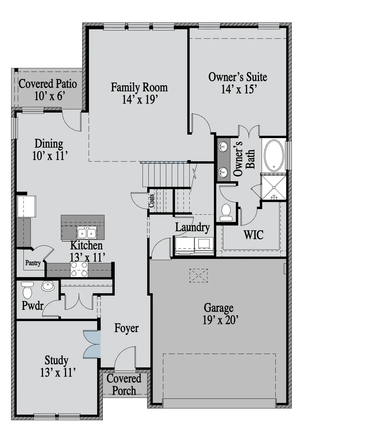 Salado floor plan drawing