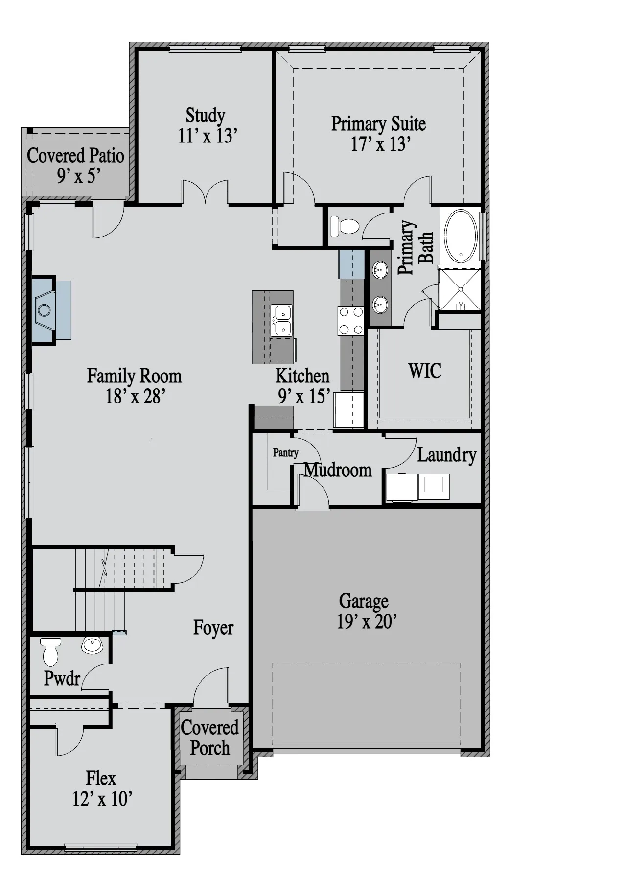 San Marcos floor plan drawing