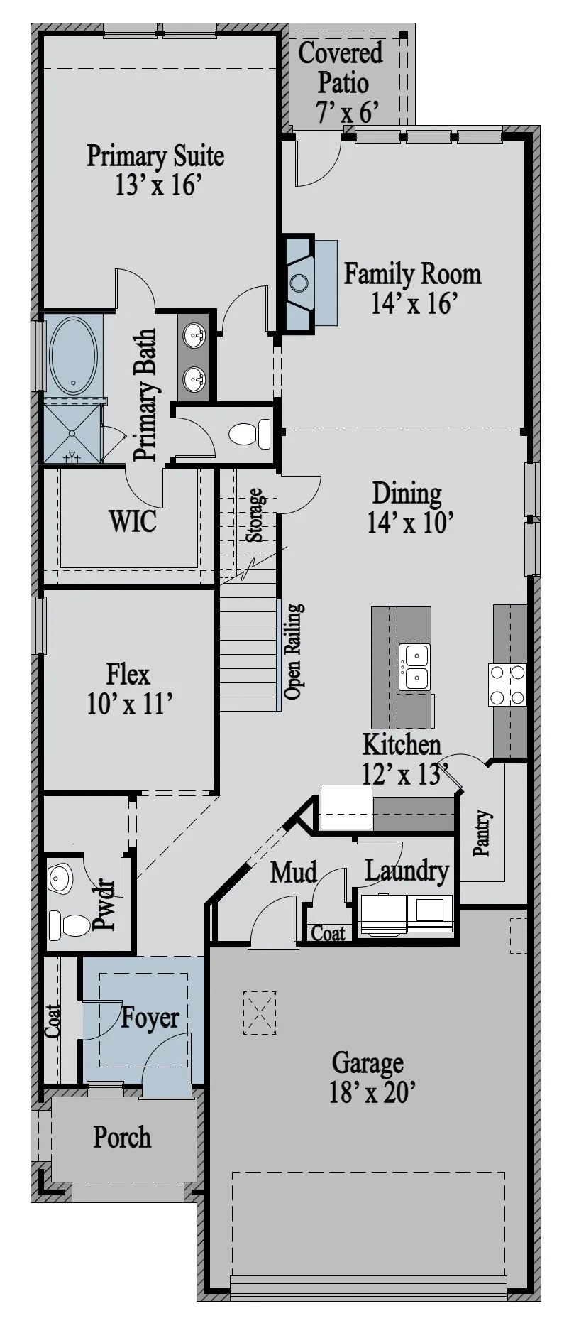 Tucker floor plan drawing