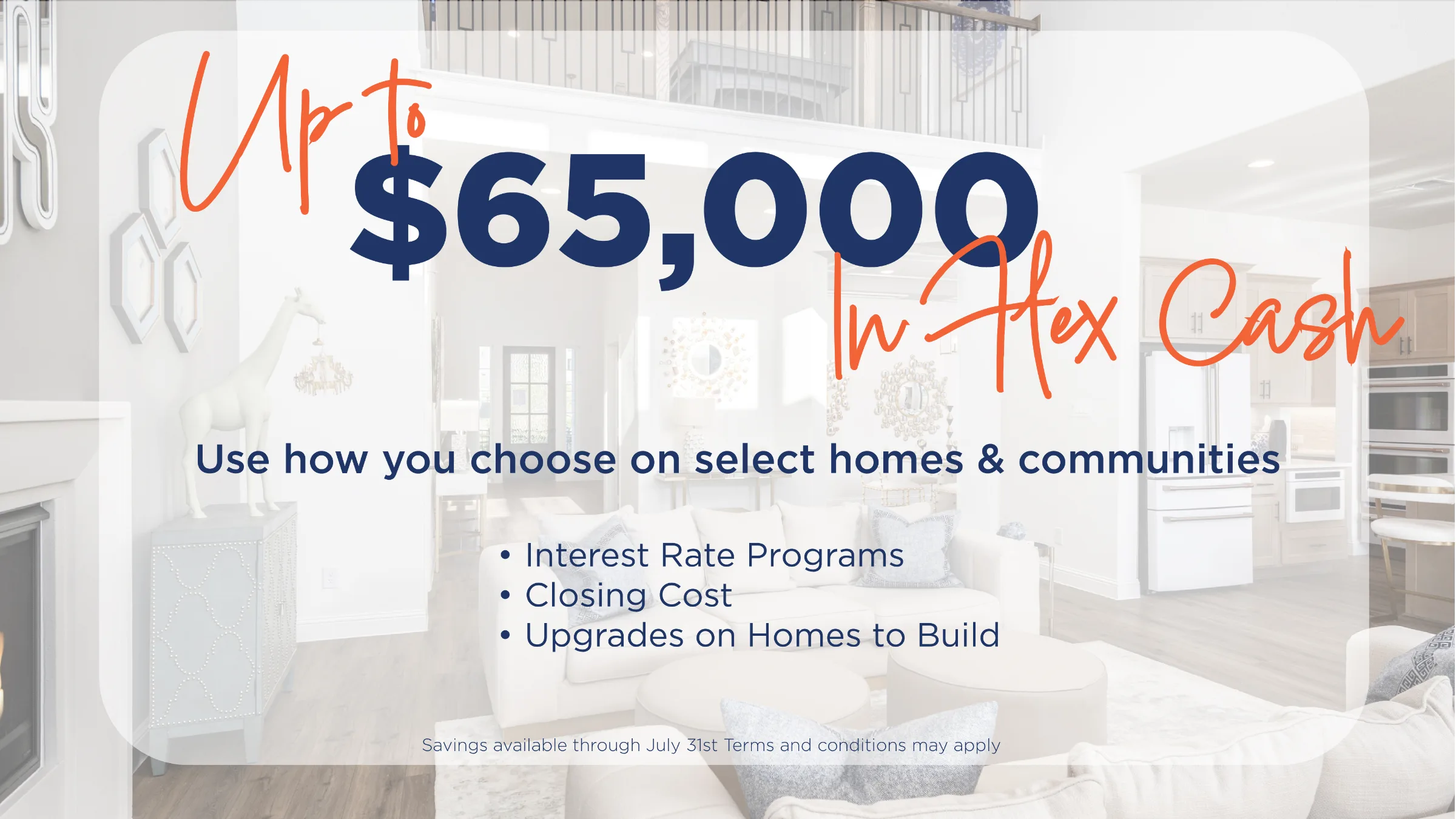 Flex Cash $65K thru July 31 2026