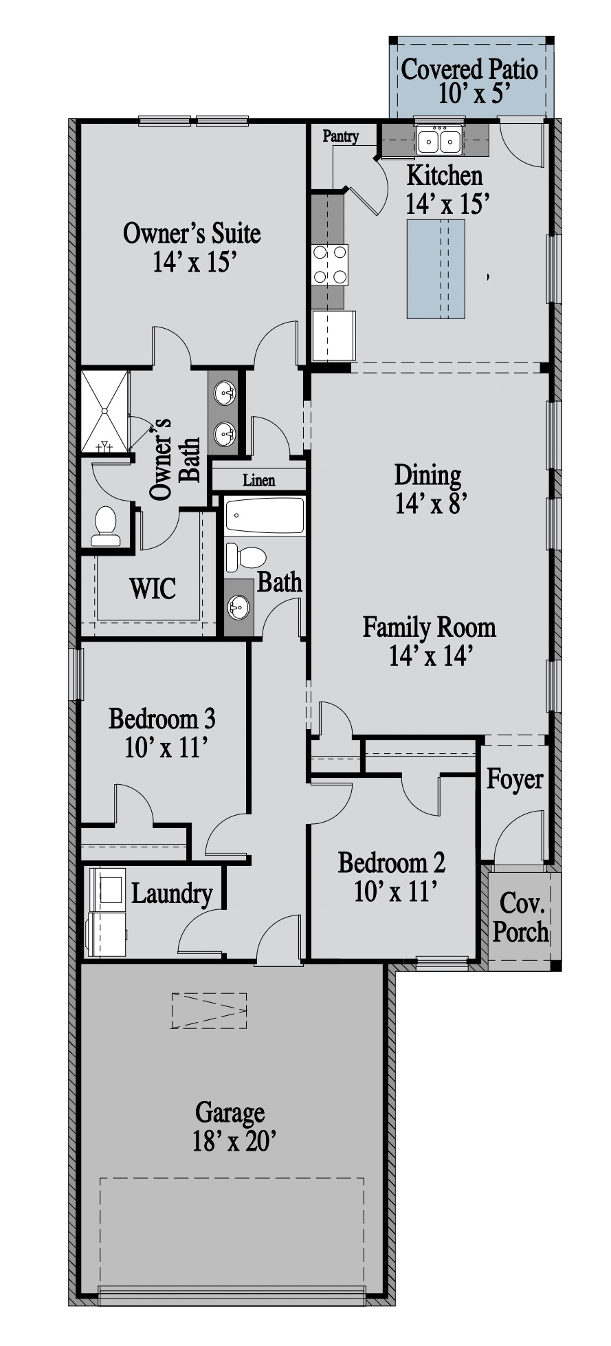 Burnet floor plan drawing
