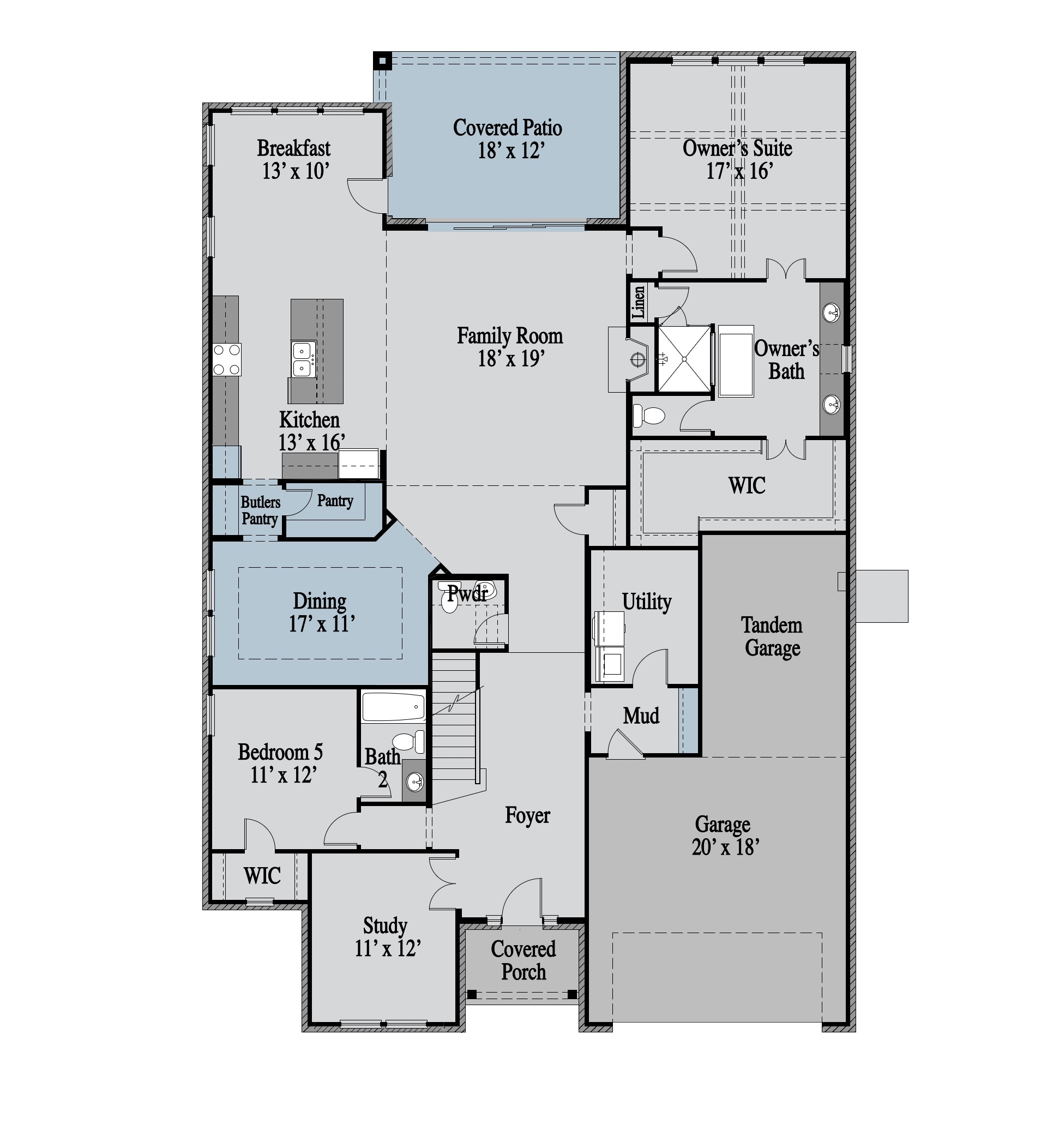 Eastland floor plan drawing