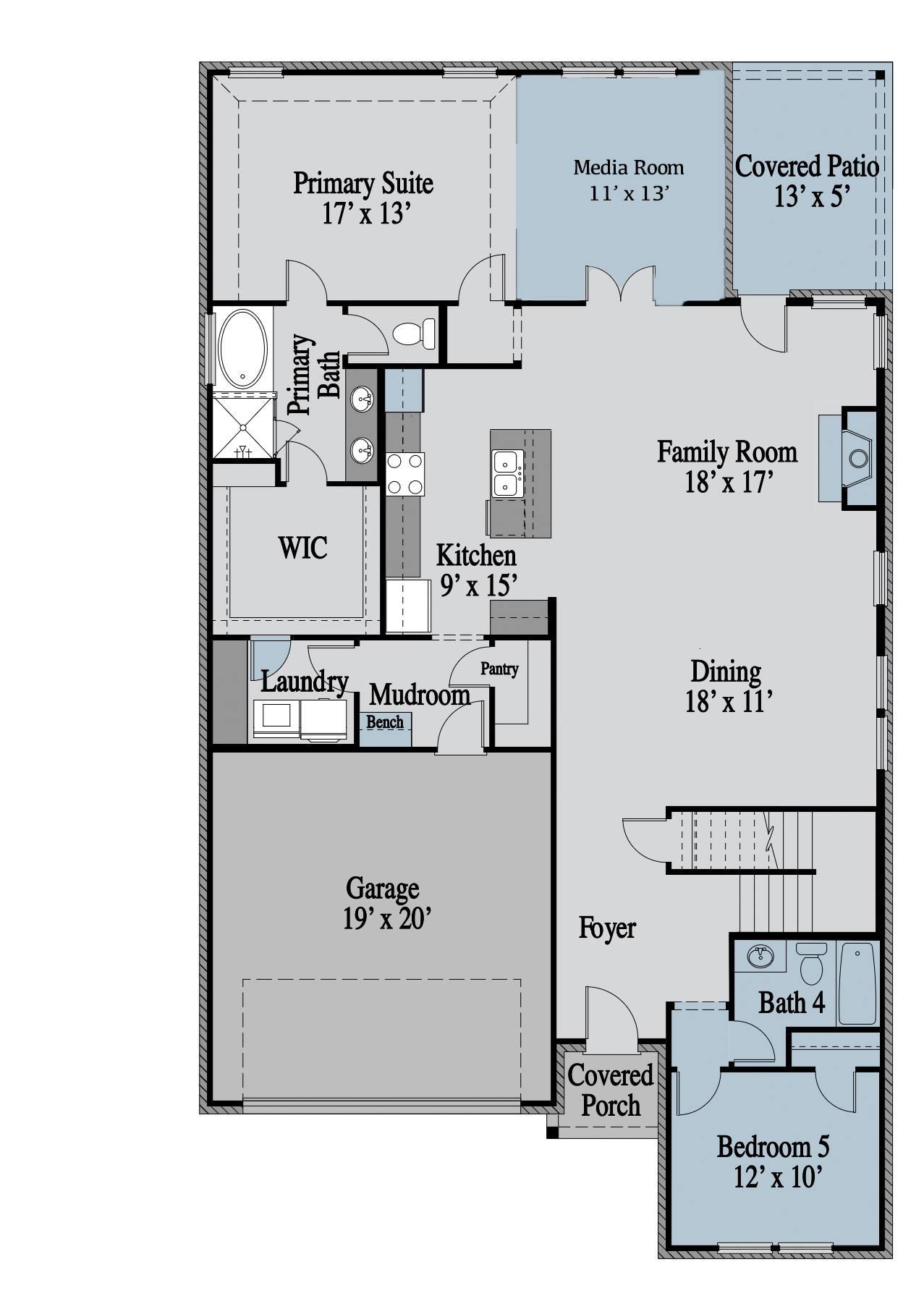 San Marcos floor plan drawing
