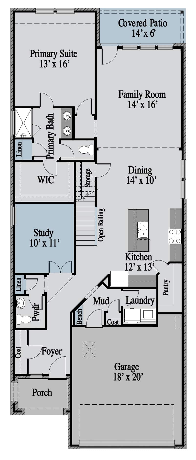 Tucker floor plan drawing