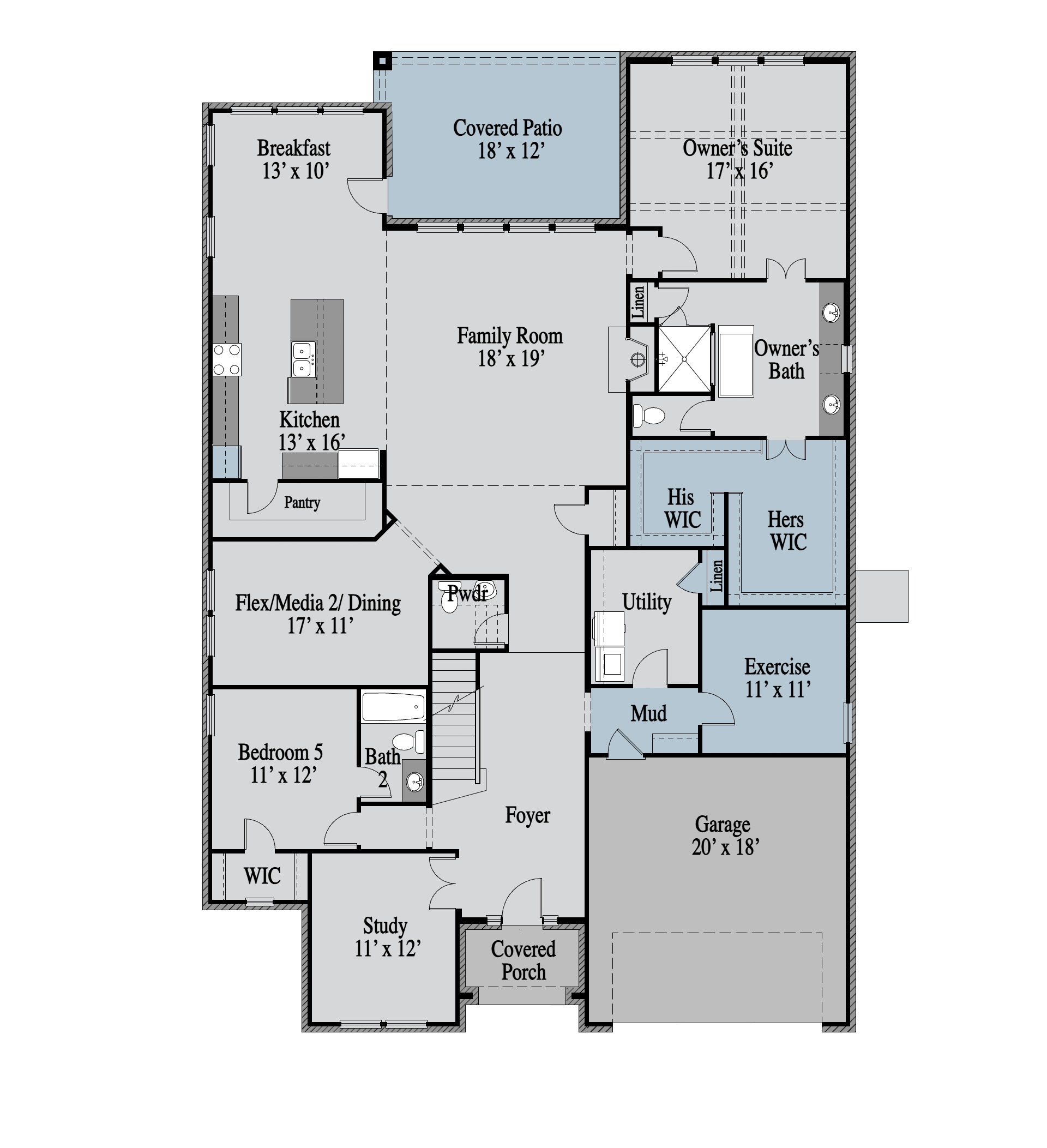 Eastland floor plan drawing