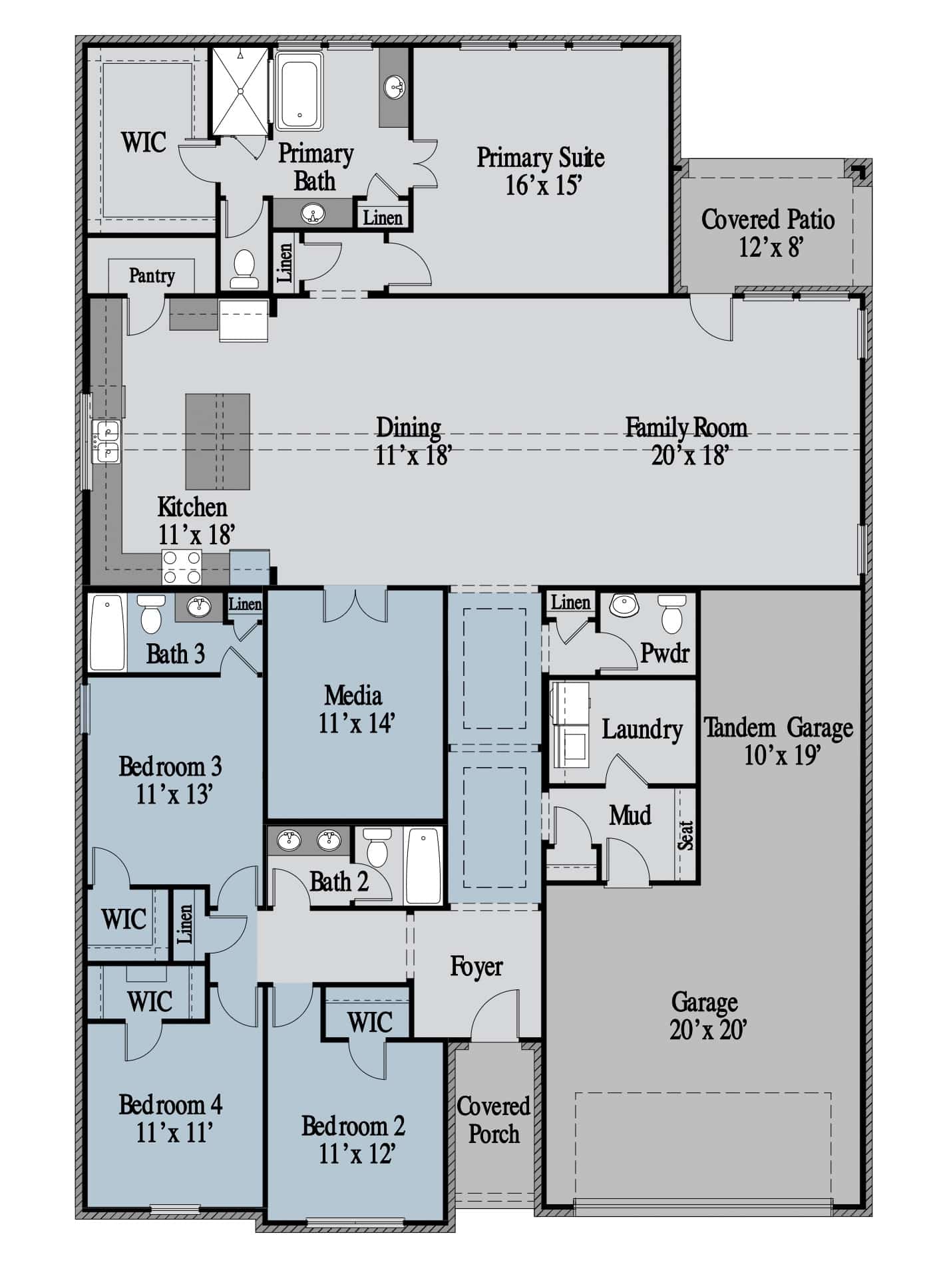 Travis floor plan drawing