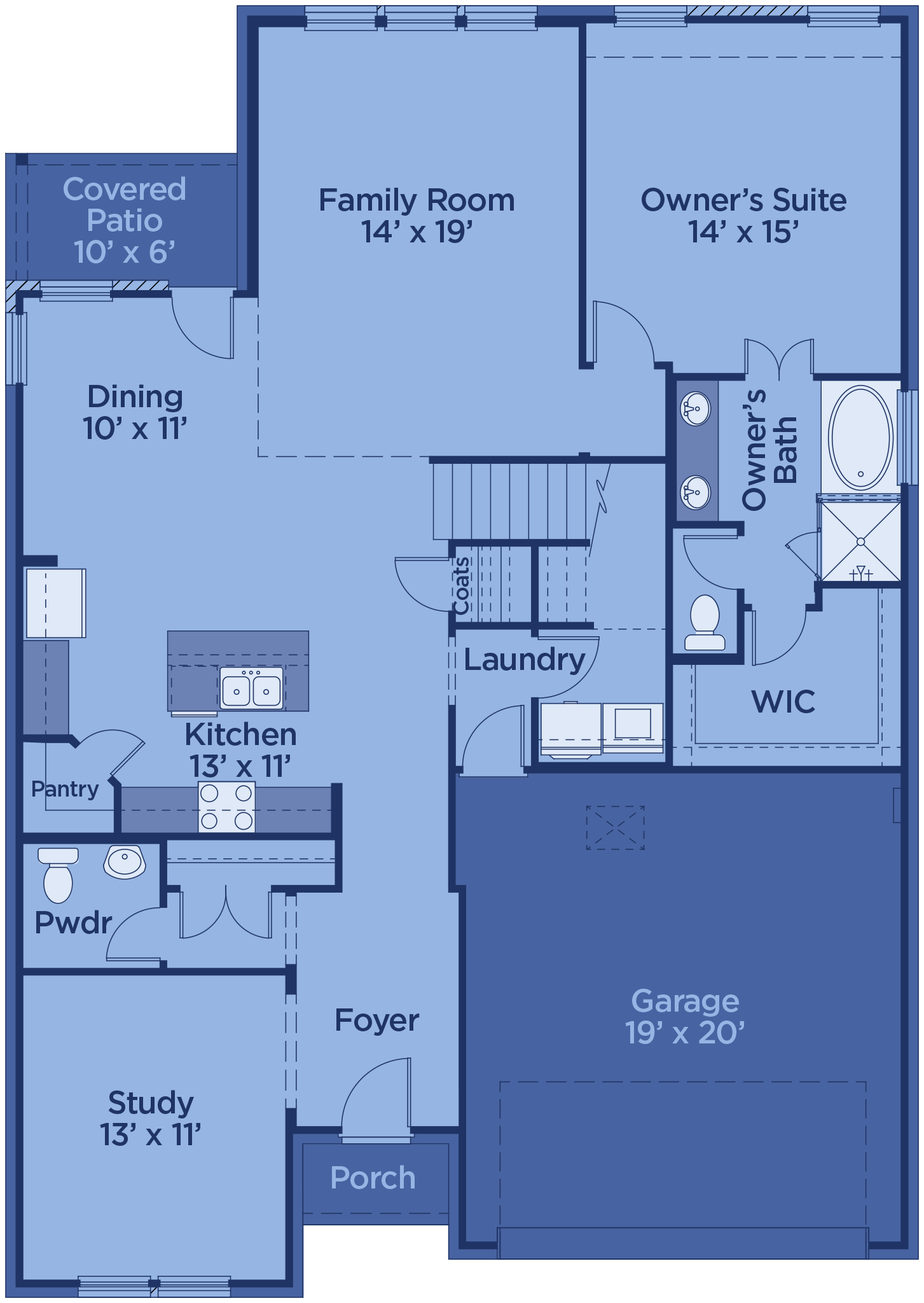 Salado floor plan drawing