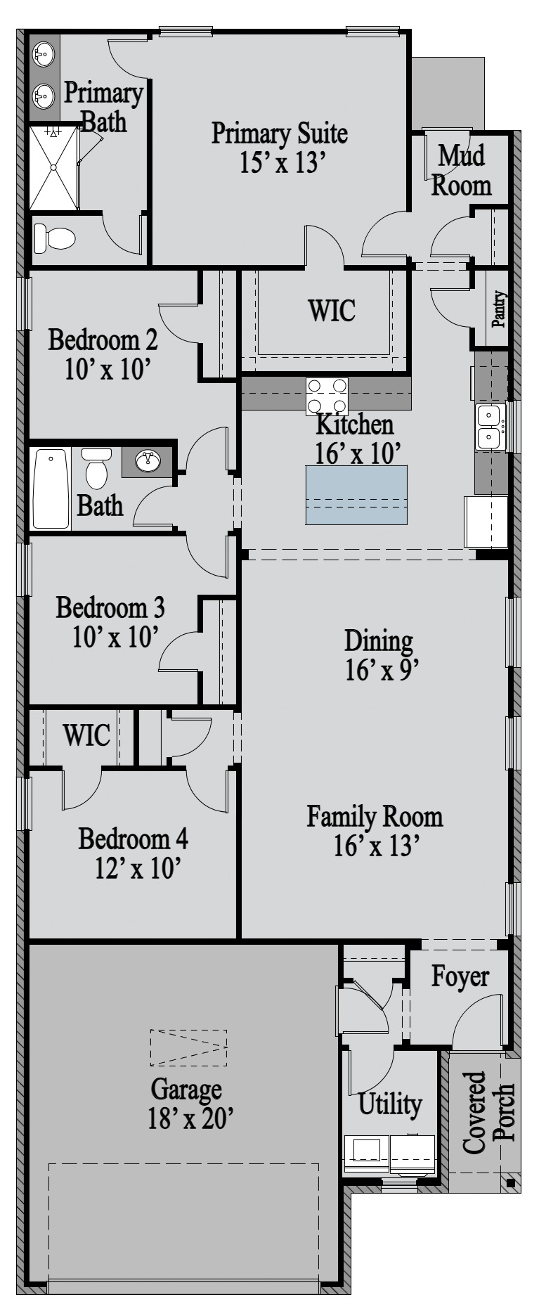 Chisholm floor plan drawing