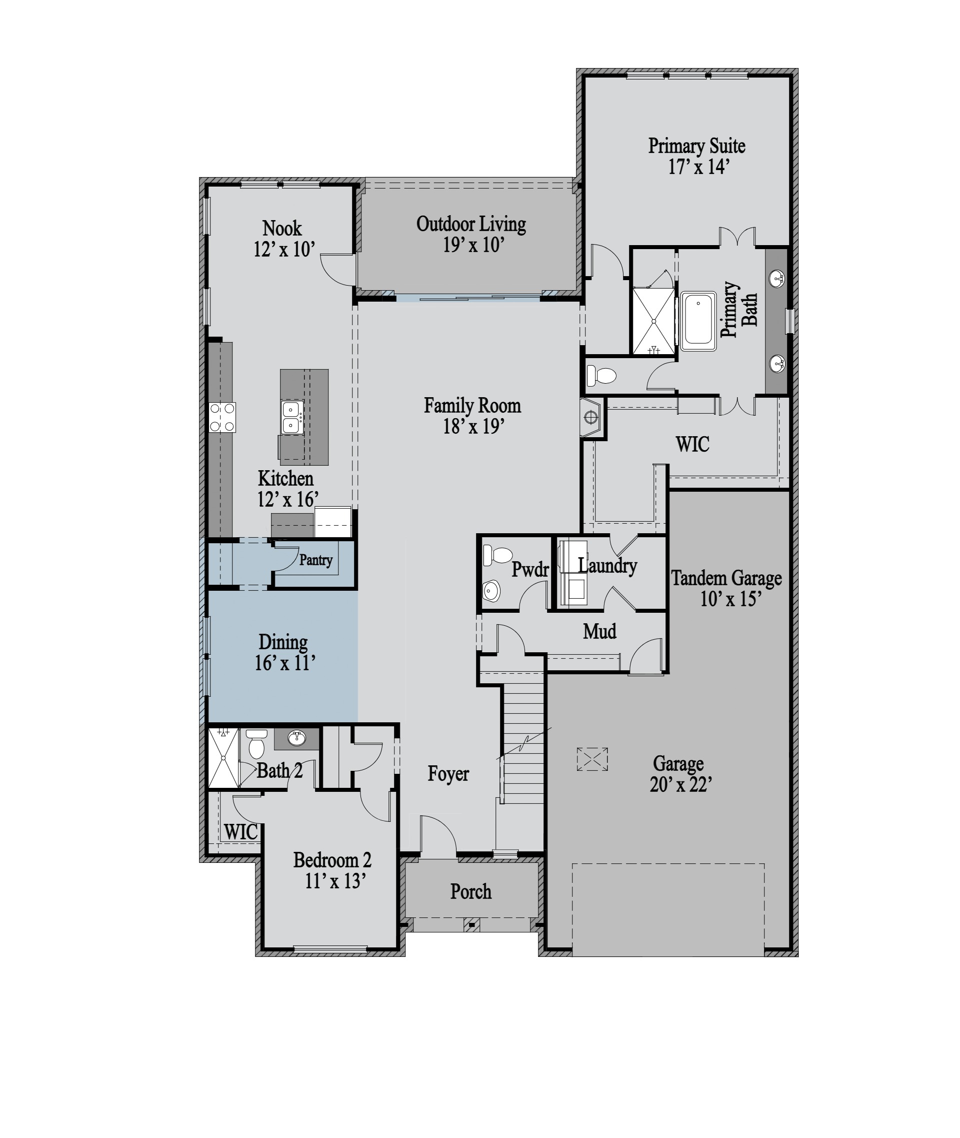 Presidio floor plan drawing